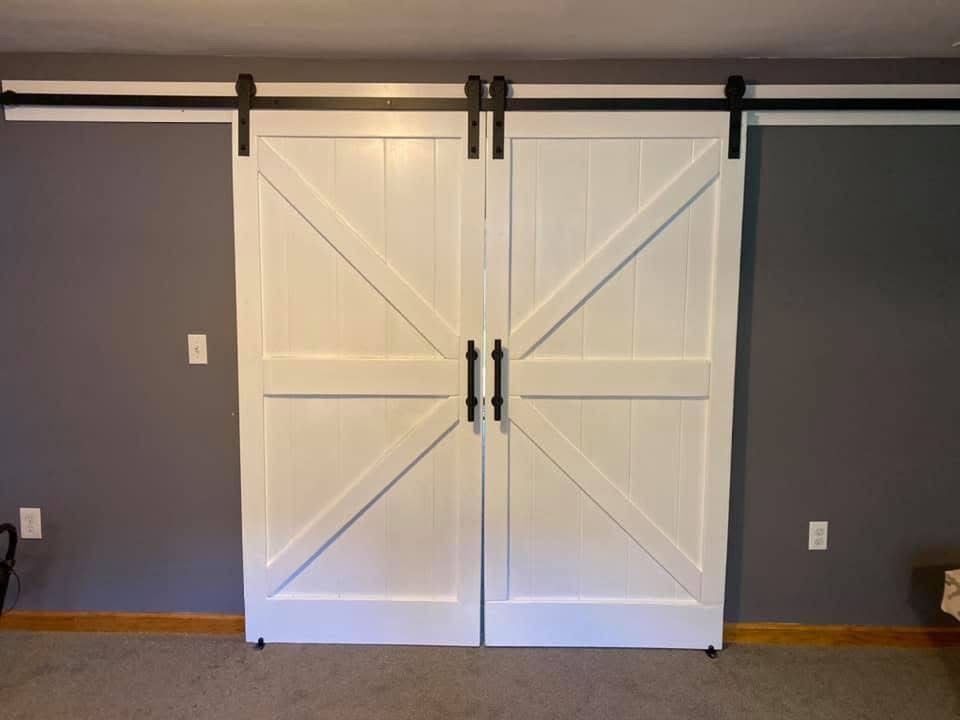 Accent wall drywall and finish work
