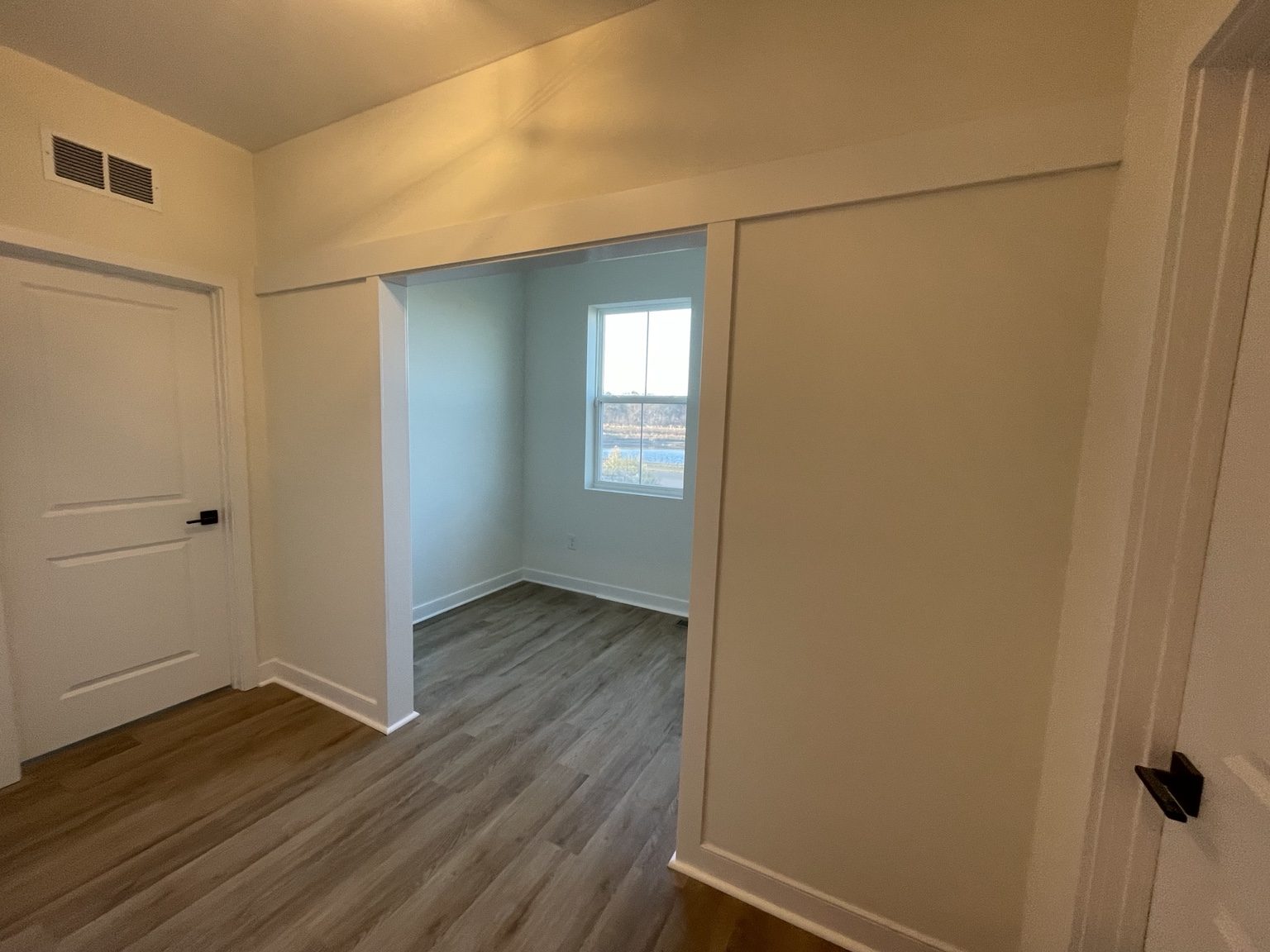 Finished closet conversion