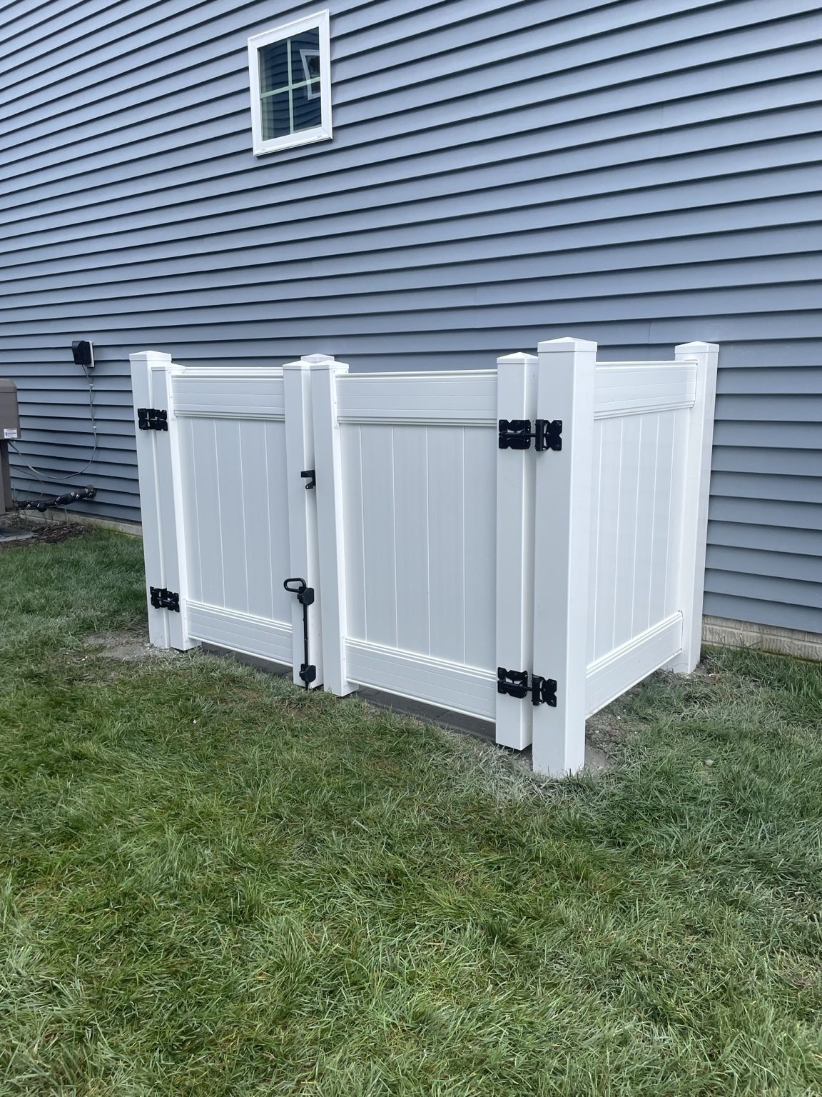 Vinyl utility enclosure